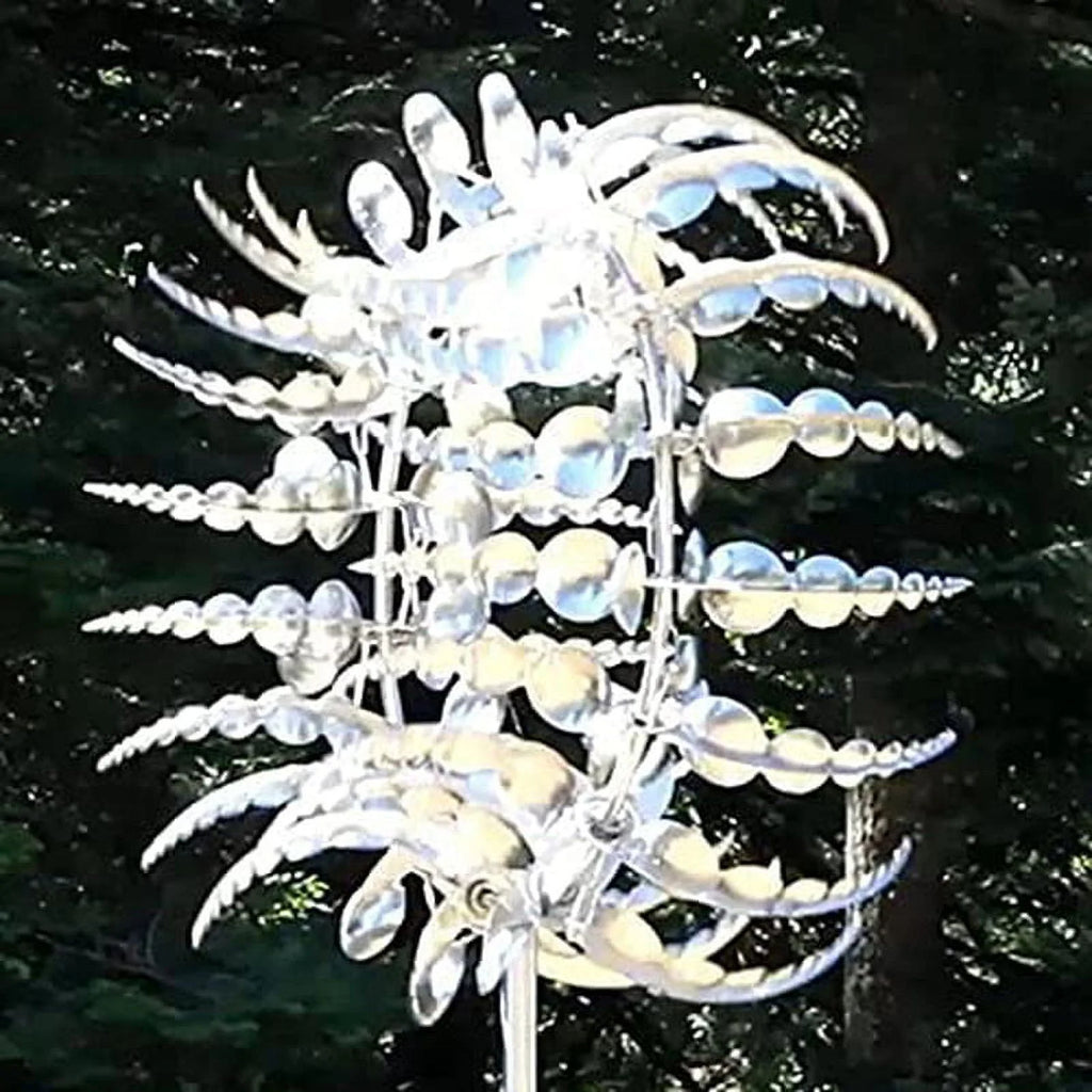Kinetic Metal Wind Spinner for Patio Garden Decorations H71484