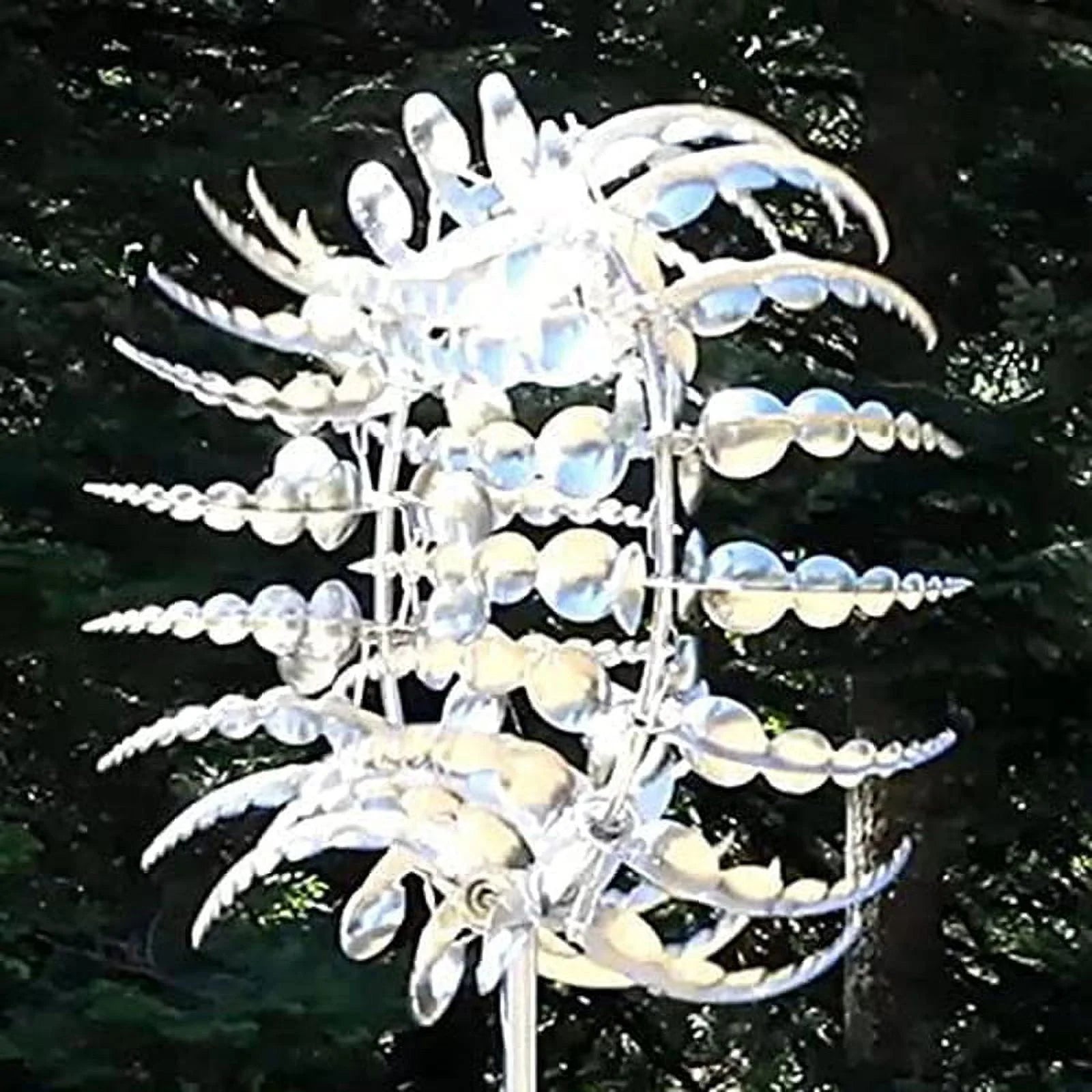 Kinetic Metal Wind Spinner for Patio Garden Decorations H71484