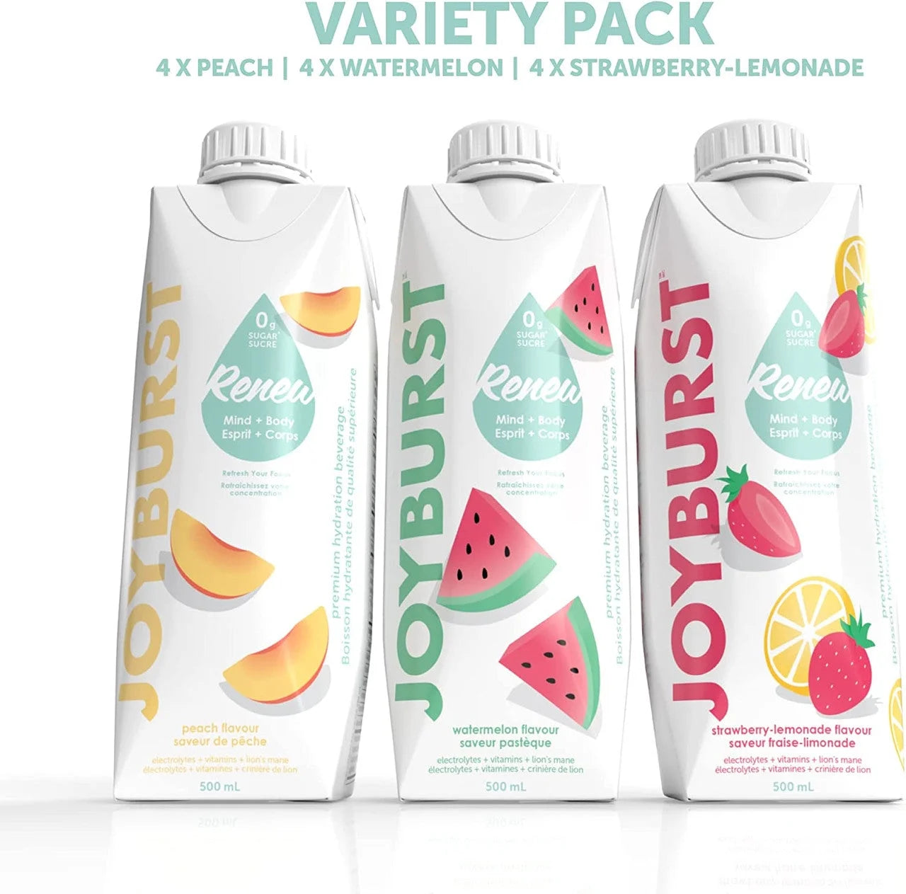 12 x 500mL/17.5 oz. Cans Hydration Beverage Variety Pack O650423
