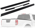 Bed Rail Caps Kit Replacement for Nissan Frontier King Black Smooth Finish Rear Tailgate Cap Moulding Cover 3pcs I74976