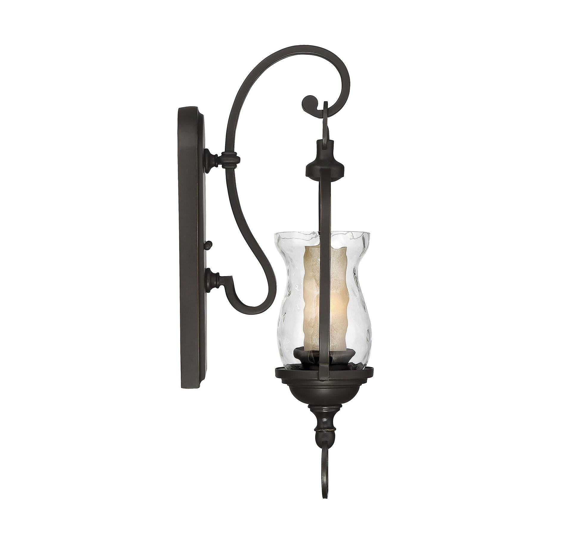 English Bronze 1-Light Sconce L6408