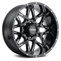 Gloss Black Milled Wheel 22x12 8x170 -44 mm Y630836