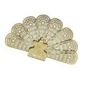 1:12 Scale Metal Peacock Fan Fireplace Screen L4728