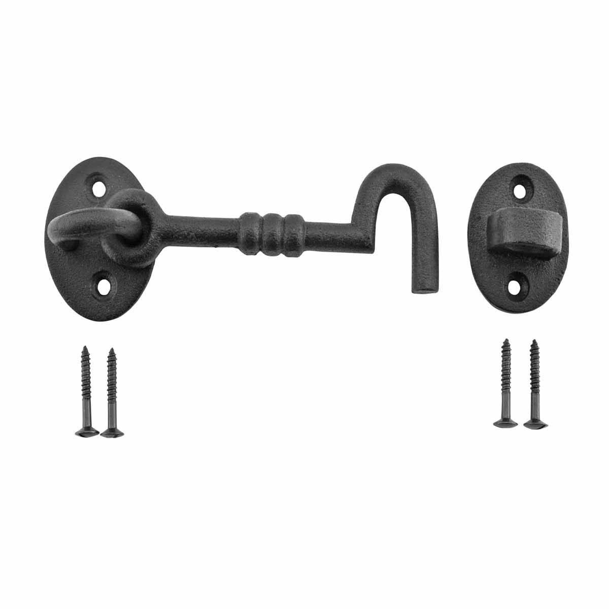 10 Cabin Hook Eye Door Latch Iron A199380