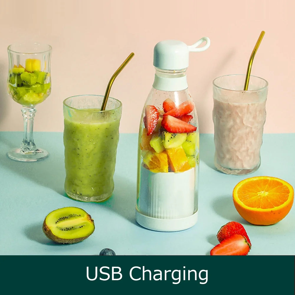 Portable USB Charging 300ml Small Blender Juicer Cup T1455