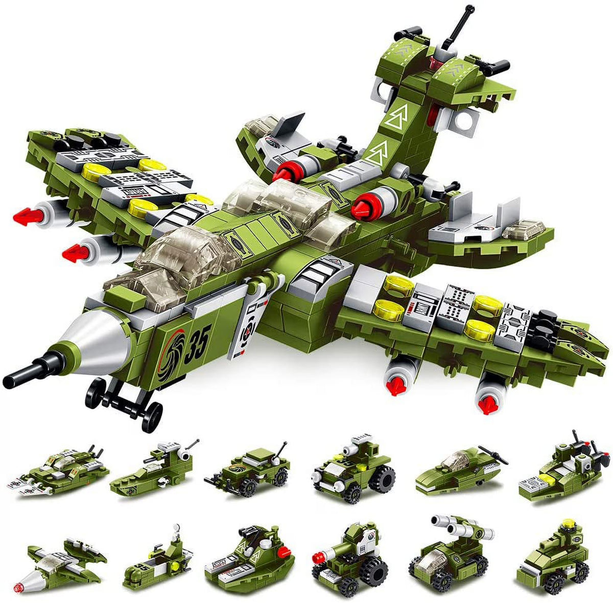 576 PCS 25-in-1 STEM Building Blocks Kits K345155