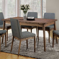 Natural Wood Rectangular Dining Table V167