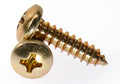 8-18 x 1/4 Sheet Metal Screw Phillips Pan Head Type AB Low Carbon Steel Yellow Zinc Plated Pk 10000 B8780