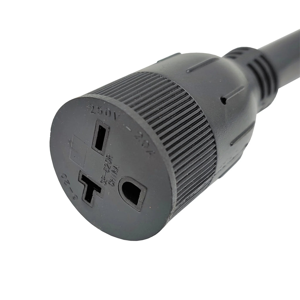Dryer 10-50 Plug Male to 6-20 T-Blade Receptacle Female Adapter Cord 1.5FT F423