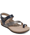 Navy Leather Shoes L4769
