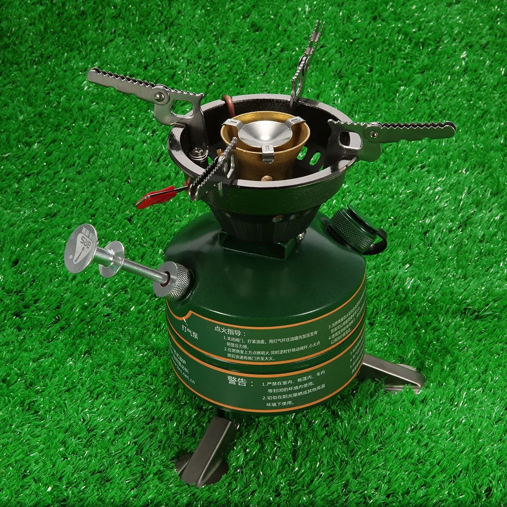 Portable Gasoline-burning Camping Furnace Cooker H902
