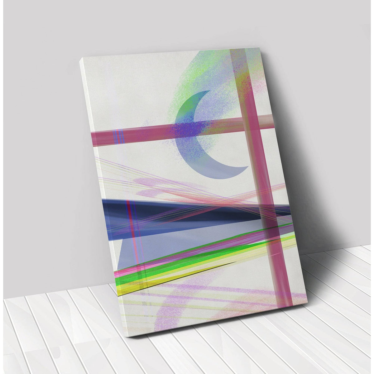 Multi-Color Stretched Canvas E454375