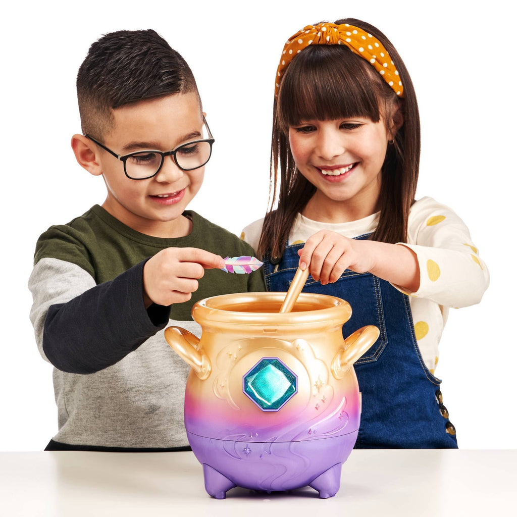 Blue Interactive Plush Toy Magical Misting Cauldron F520591