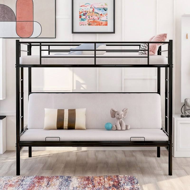 Twin Over Full Metal Bunk Bed T980