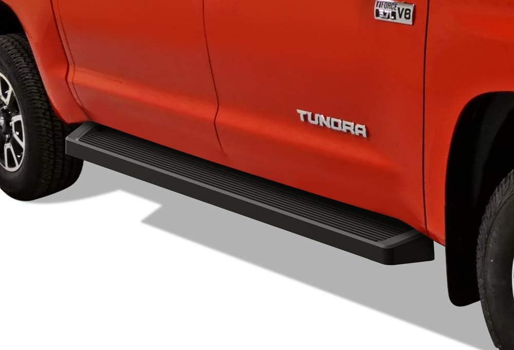 Black Running Boards for Toyota Tundra CrewMax Cab J55036