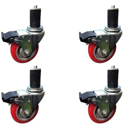 3 INCH Caster Wheel Set Total Locking Casters Z760778