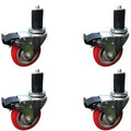 3 INCH Caster Wheel Set Total Locking Casters Z760778