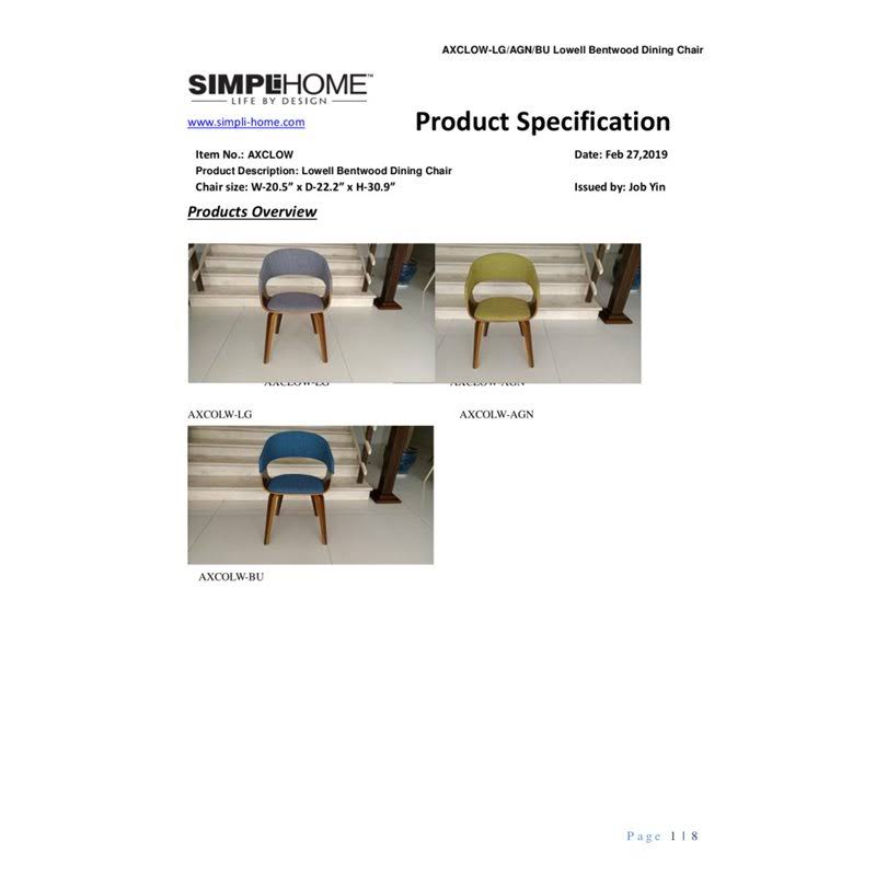 Light Grey Linen Look Bentwood Dining Chair U353288