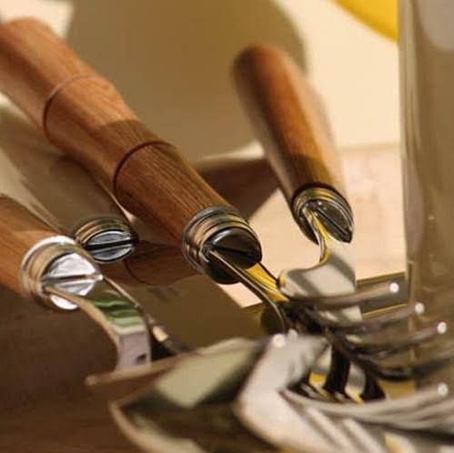 Bamboo Natural Wood Serving Set D825465