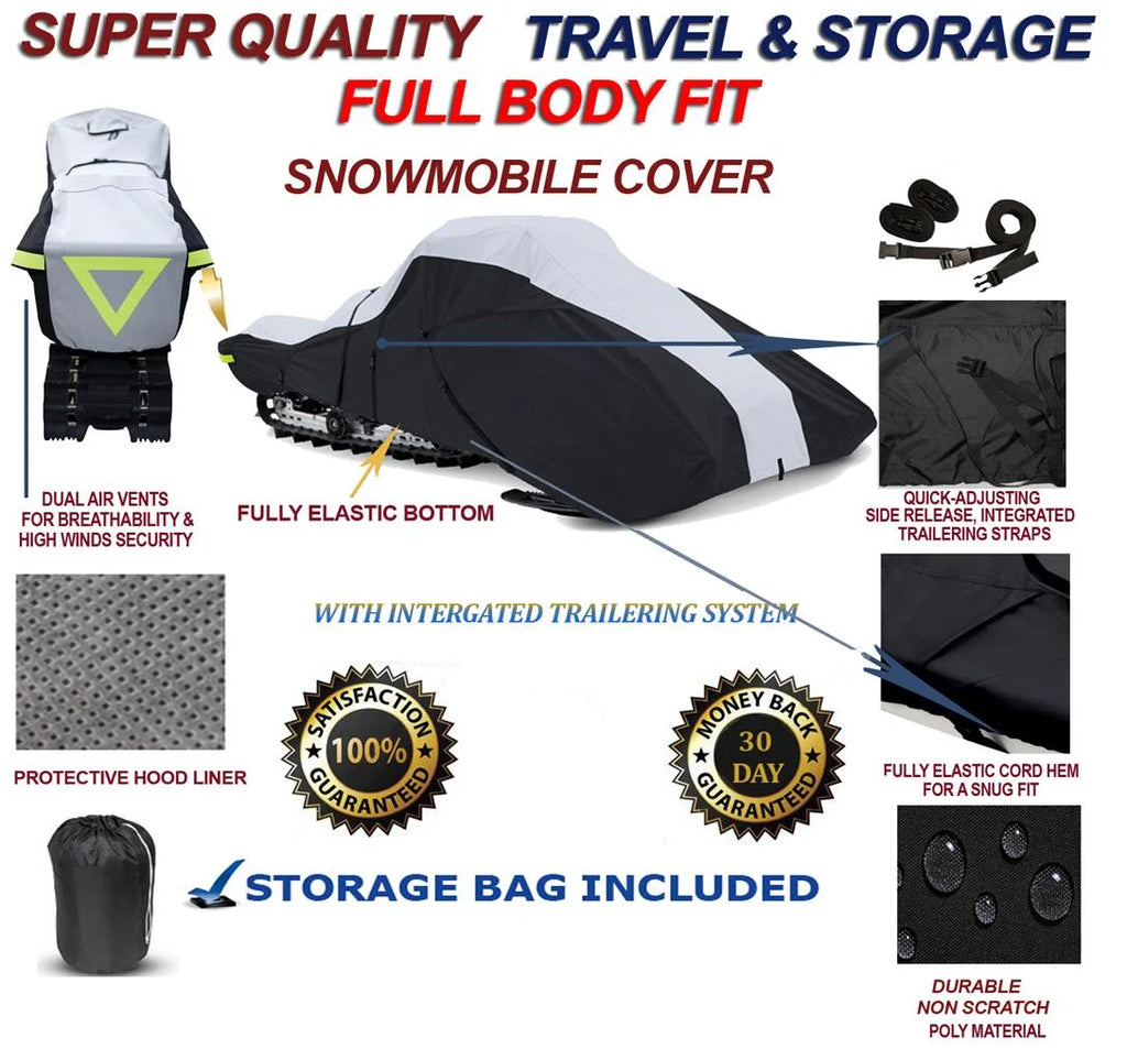 600 Denier Full Fit Snowmobile Travel and Storage Cover X261461