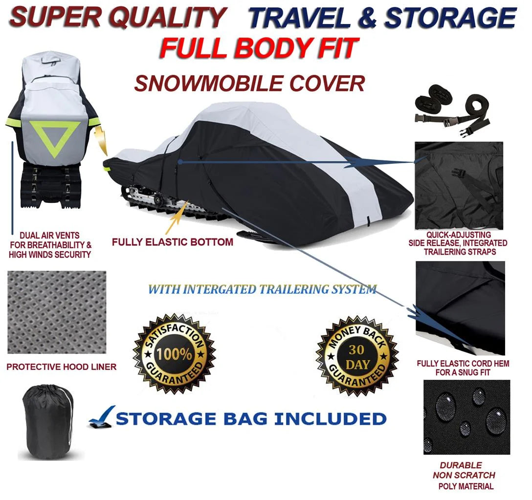 600 Denier Full Fit Snowmobile Travel and Storage Cover X261461