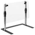 60x22 Adjustable Acrylic Breath Guard with Portable Base F3502