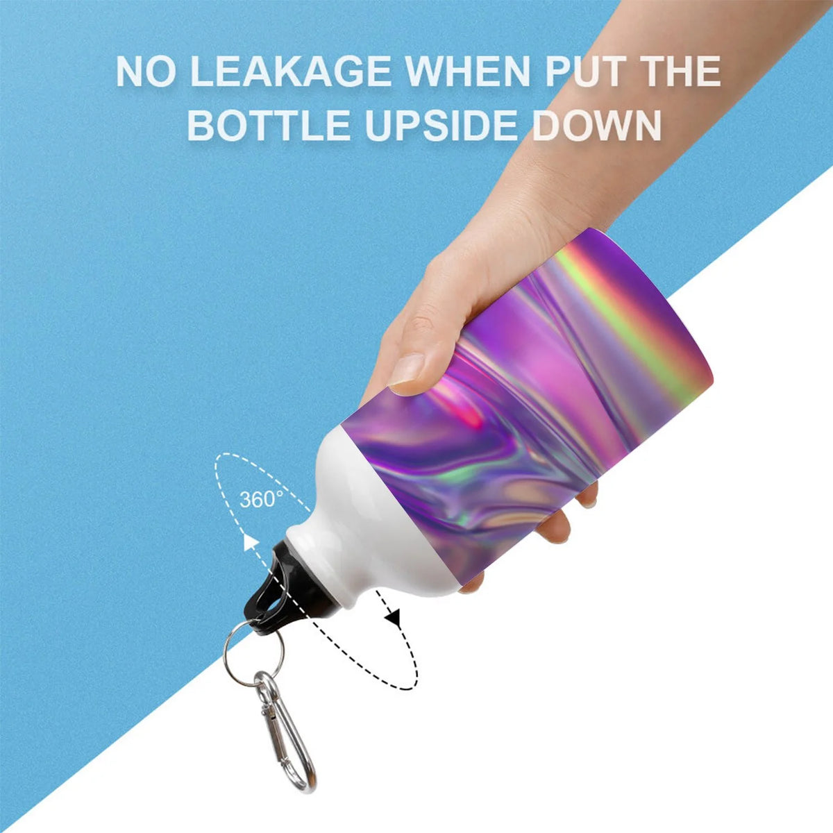 400ml Sport Aluminum Water Bottle with Twist Cap N12896