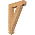 Traditional Arts & Crafts Smooth Bracket, Western Red Cedar S292