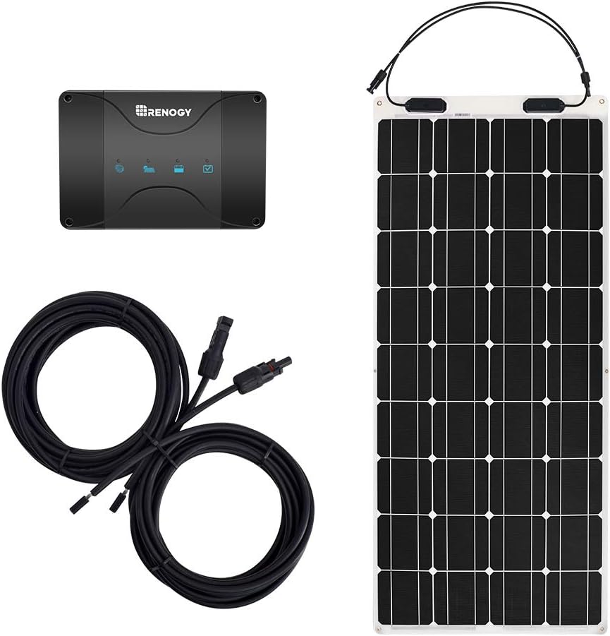 100 Watt 12 Volt Monocrystalline Semi-Flexible Solar Panel T4960