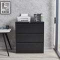 Black 3-Drawer Vertical Filing Cabinet G31387