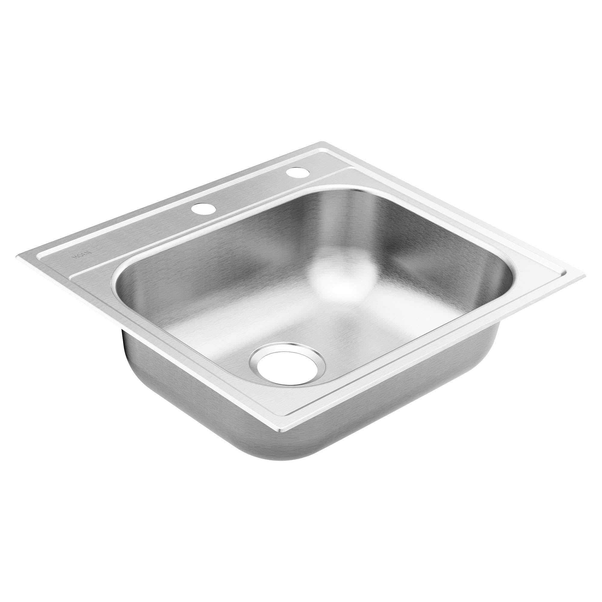 25 inch Drop in Single Basin Stainless Steel Kitchen Sink V40963
