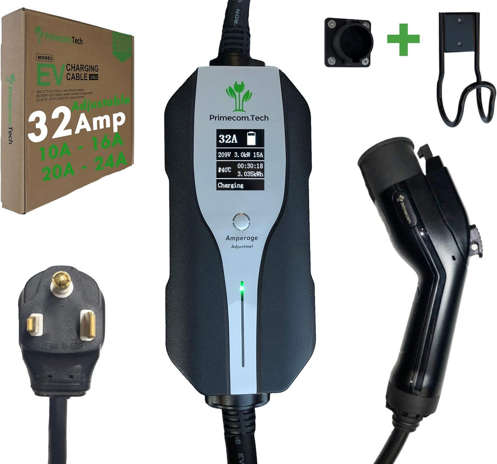 Level 2 Electric Vehicle Charger with 30Ft Cable P51689