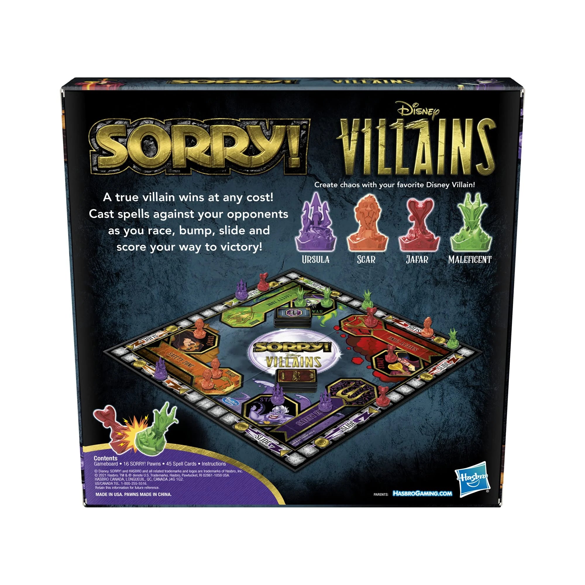 Sorry! Board Game: Disney Villains Edition T92411