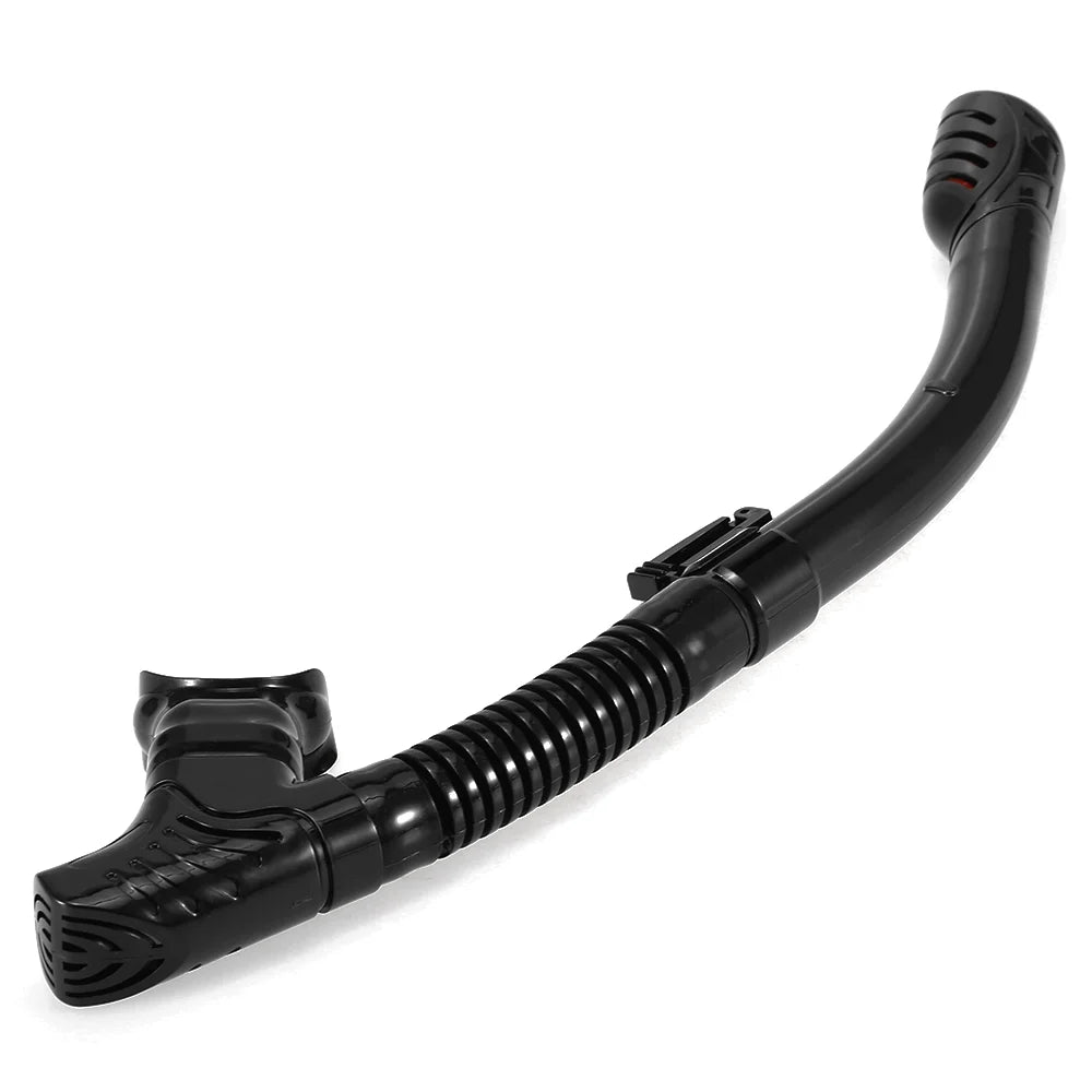 Freediving Snorkel Set with Tempered Glass Lens Goggles T33539